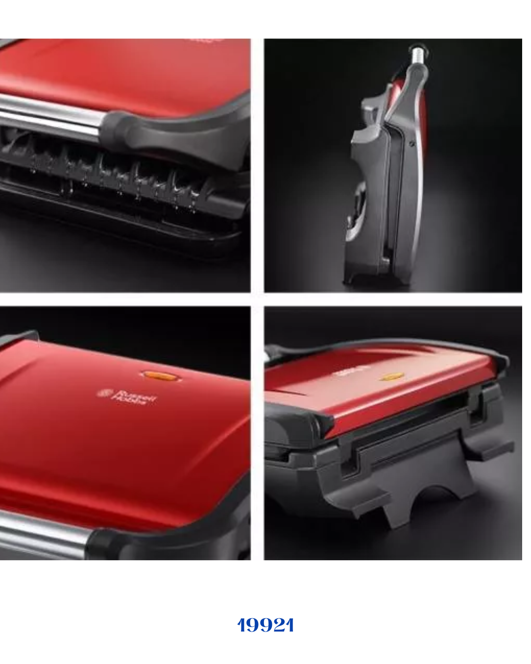 RUSSELL HOBBS FLAME RED GRILL 1600W