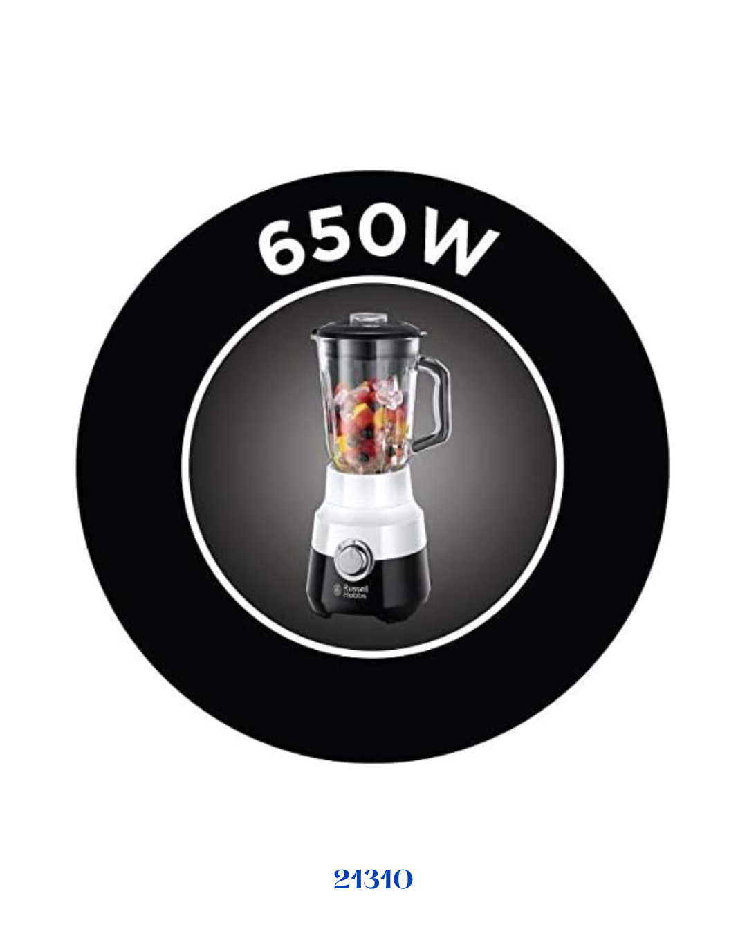 RUSSELL HOBBS خلاط زجاجي هورايزون 650 واط 1.5 لتر