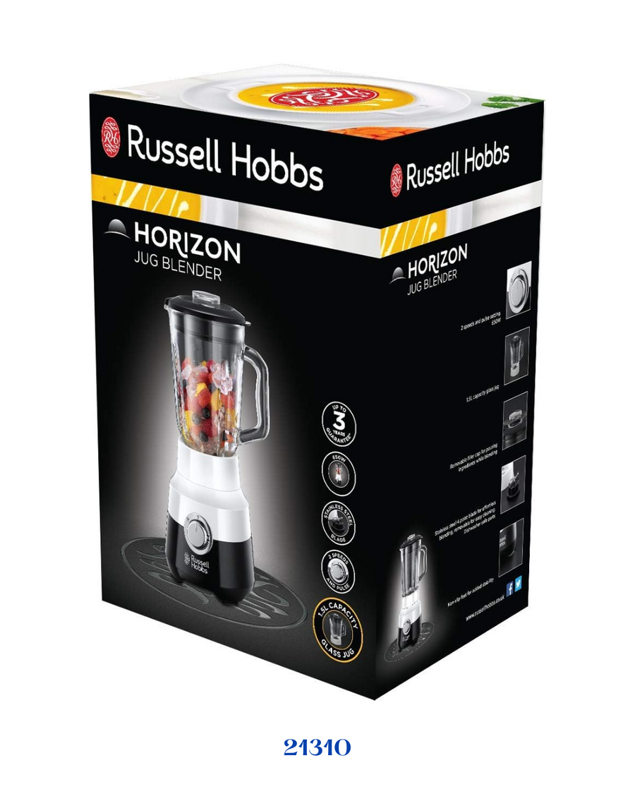 RUSSELL HOBBS HORIZON JUG GLASS BLENDER 650W 1.5L