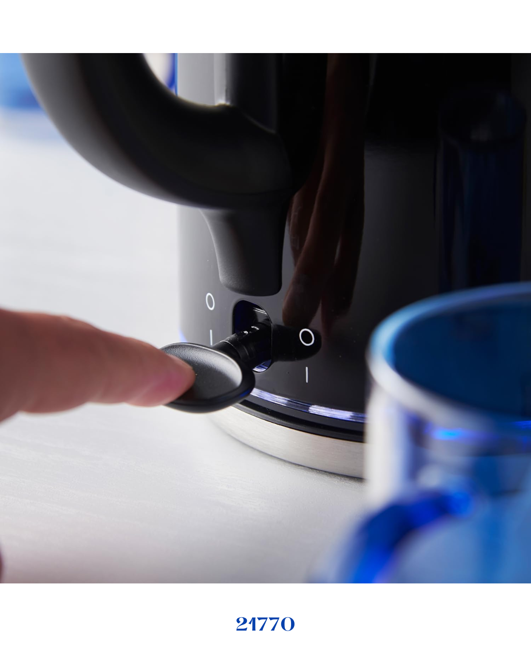 RUSSELL HOBBS JEWELS TOPAZ BLUE KETTLE 2400W 1.7L