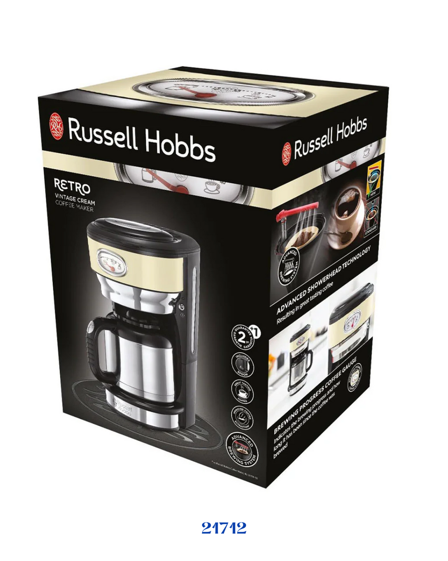 RUSSELL HOBBS RETRO COFFEE MAKER 1000W 1L​