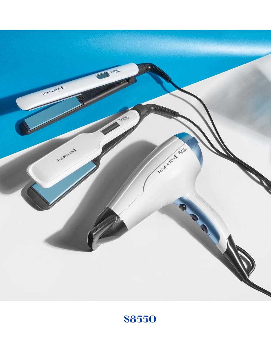REMINGTON SHINE THERAPY WIDE PLATE HAIR STRAIGHTENER
