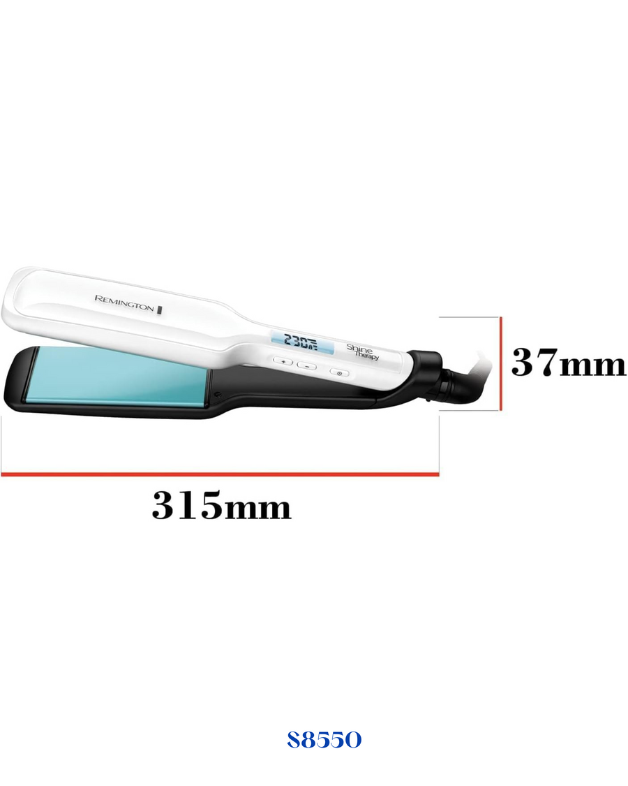REMINGTON SHINE THERAPY WIDE PLATE HAIR STRAIGHTENER