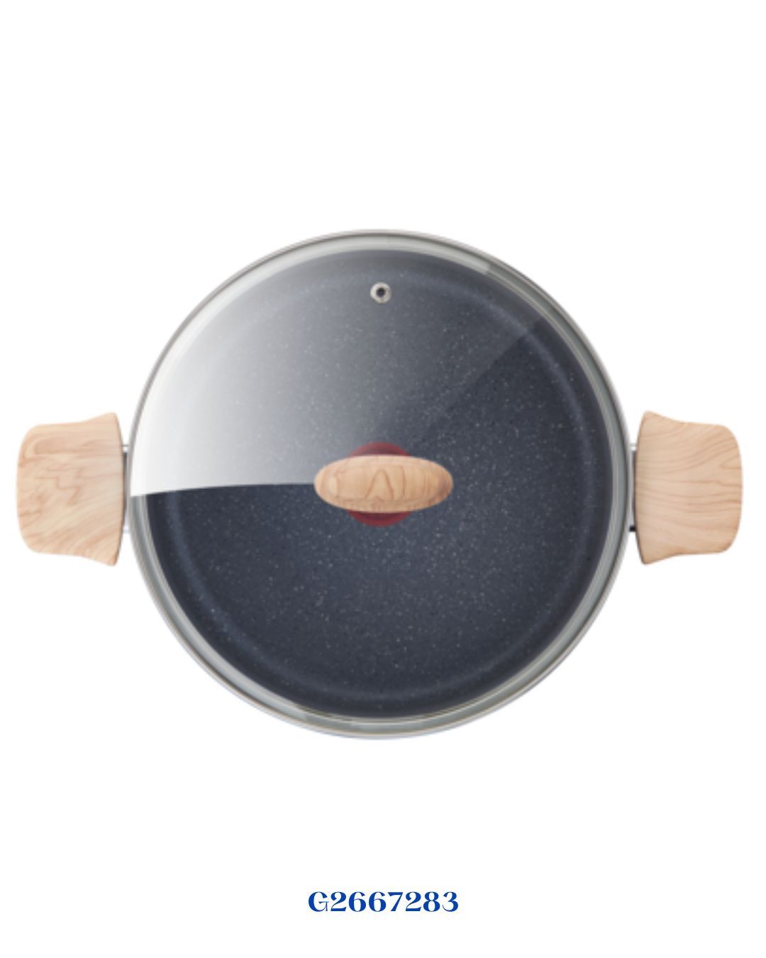 TEFAL NATURAL FORCE SHALLOW POT 28CM