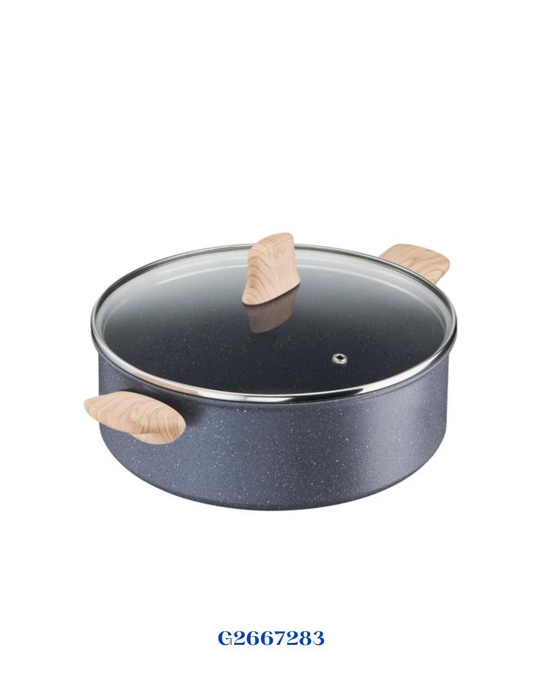 TEFAL NATURAL FORCE SHALLOW POT 28CM