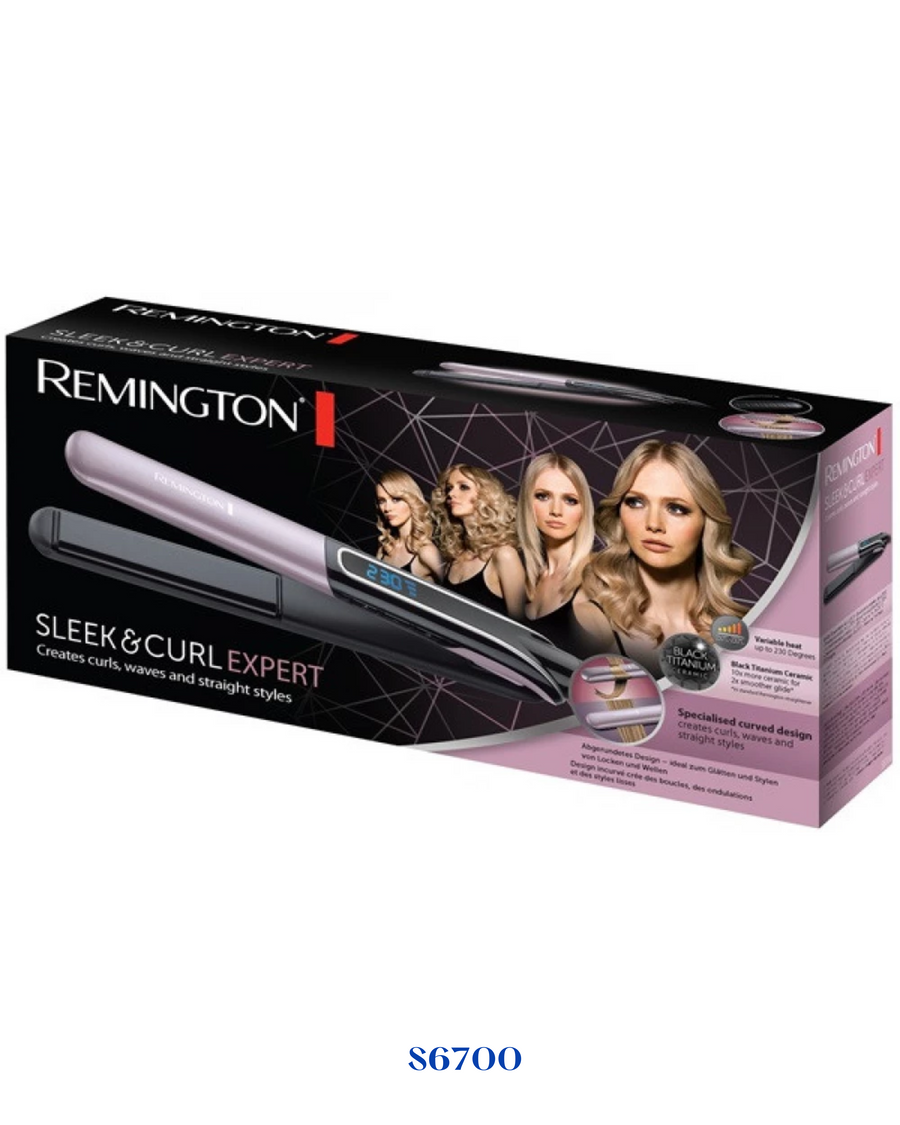 REMINGTON SLEEK & CURL EXPERT STRAIGHTENER