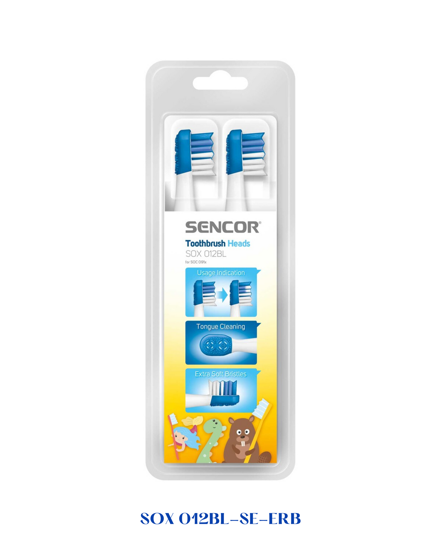 SENCOR KIDS REPLACEMENT TOOTHBRUSH HEADS