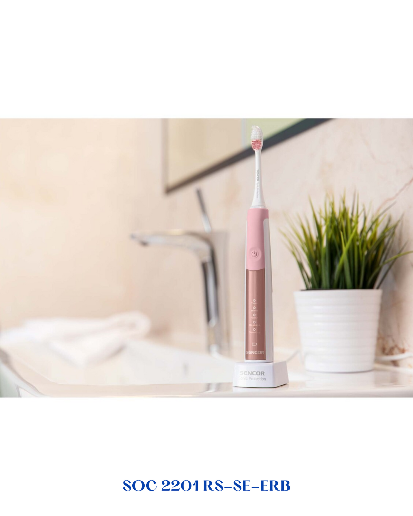 SENCOR SONIC ELECTRIC TOOTHBRUSH 45000 STROKES