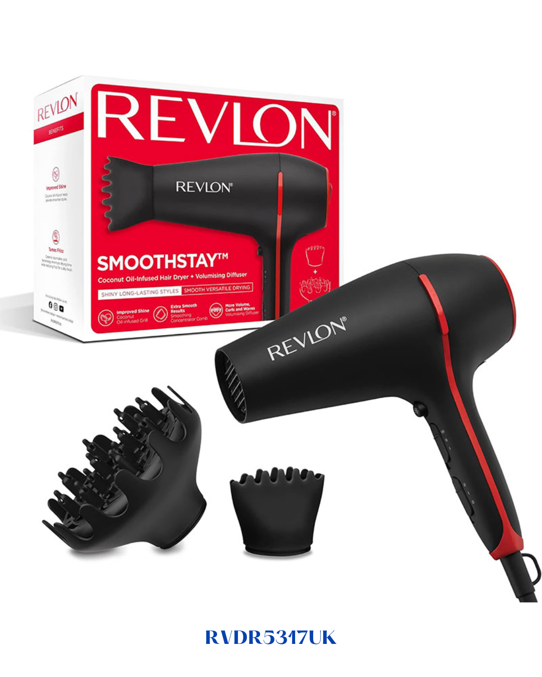 REVLON COCONUT OIL-INFUSED HAIR 2000W