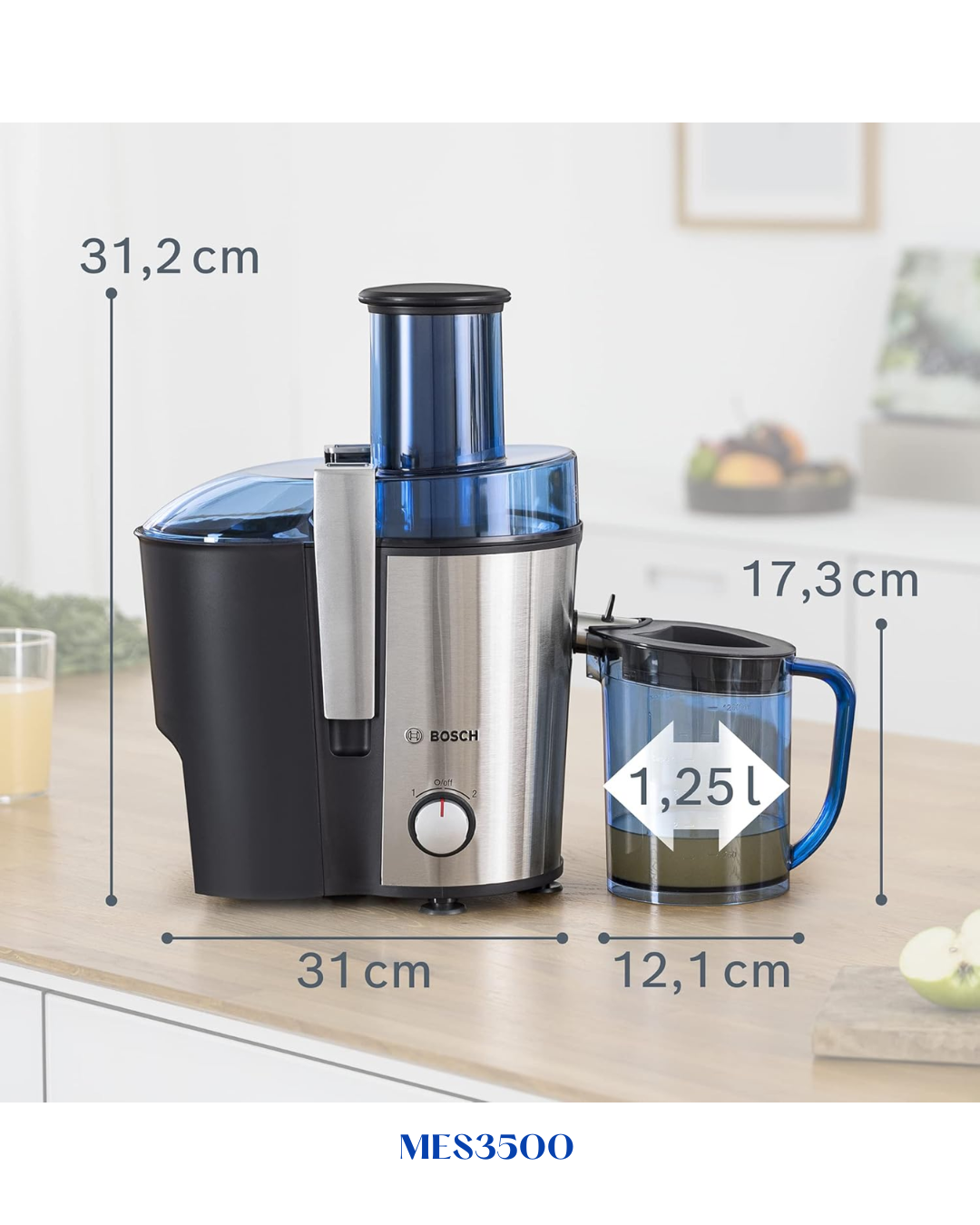 BOSCH VITAJUICE 3 CENTRIFUGAL JUICER 700W