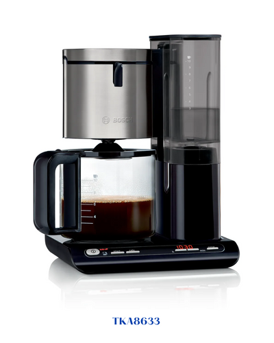 BOSCH STYLINE COFFEE MAKER BLACK, 1160W, 1.4L