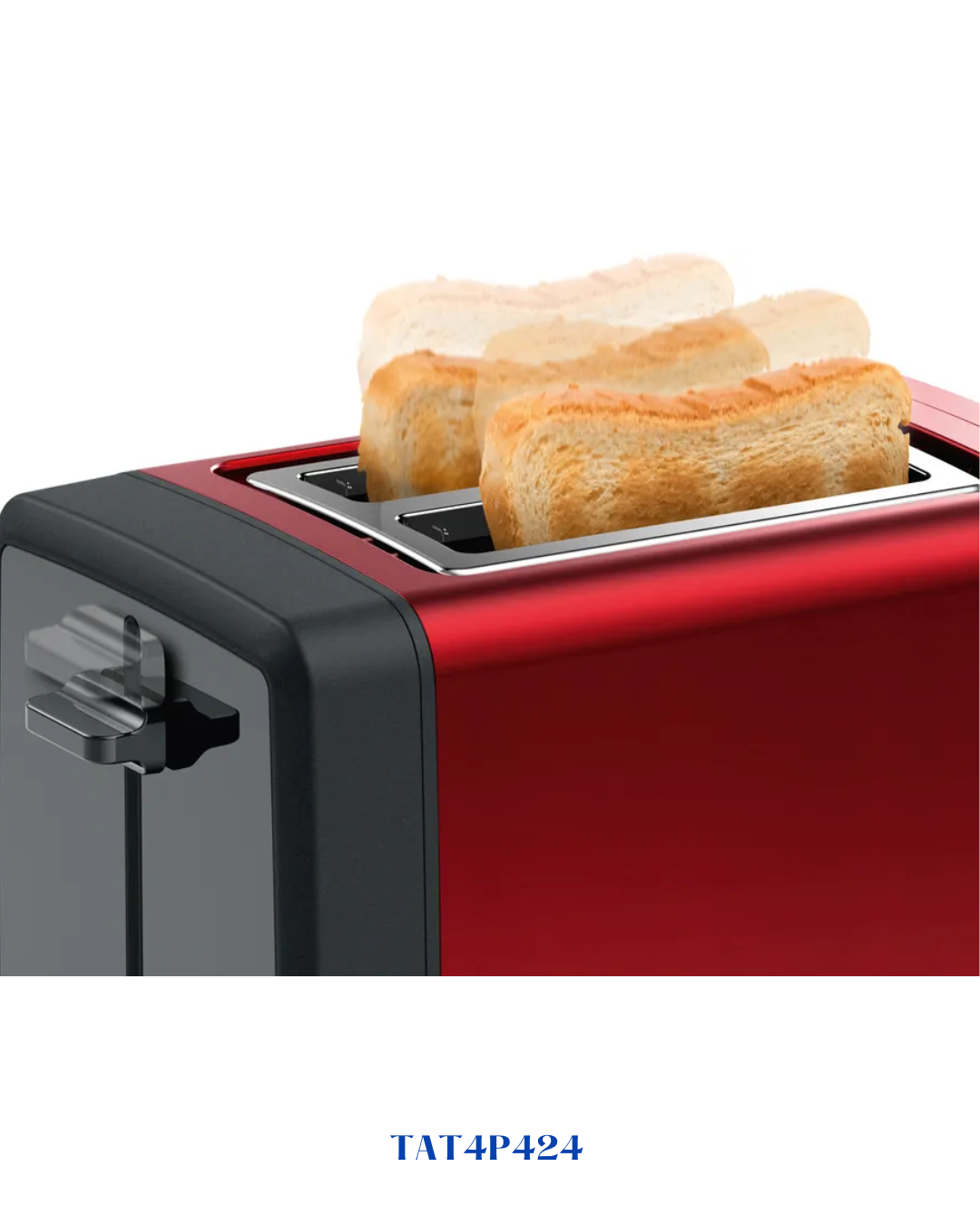 BOSCH COMPACT TOASTER DESIGNLINE RED 820-970W
