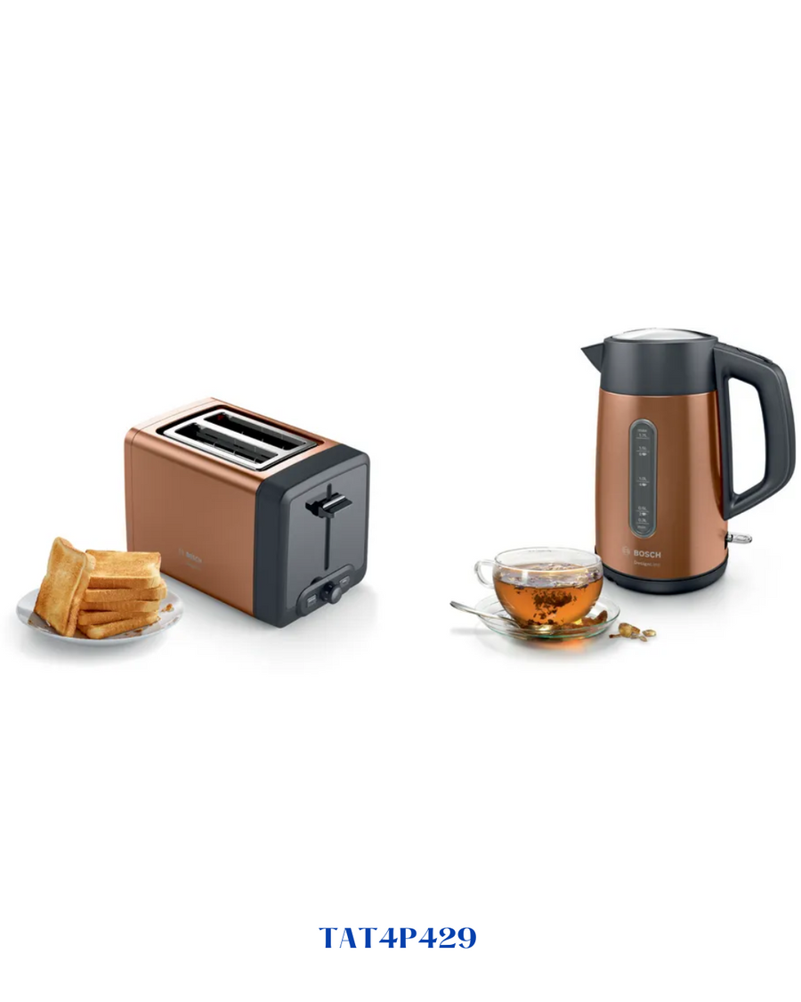 BOSCH COMPACT TOASTER DESIGNLINE COPPER 970W​