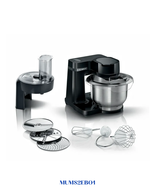 BOSCH COMPACT KITCHEN MACHINE MUM SERIES 2 BLACK 700W 3.8L