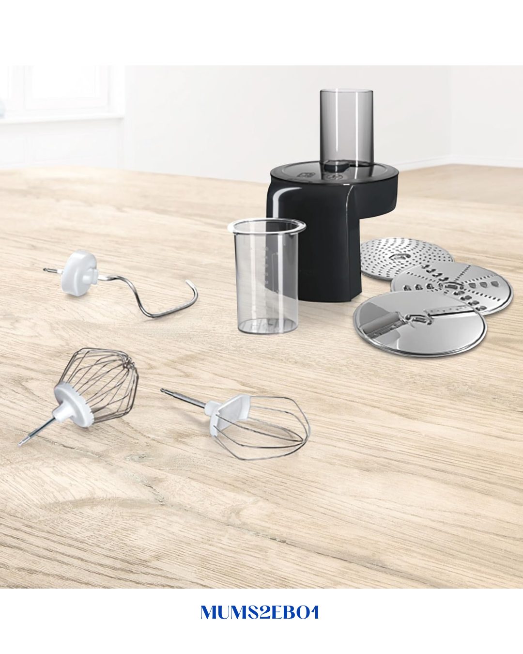 BOSCH COMPACT KITCHEN MACHINE MUM SERIES 2 BLACK 700W 3.8L