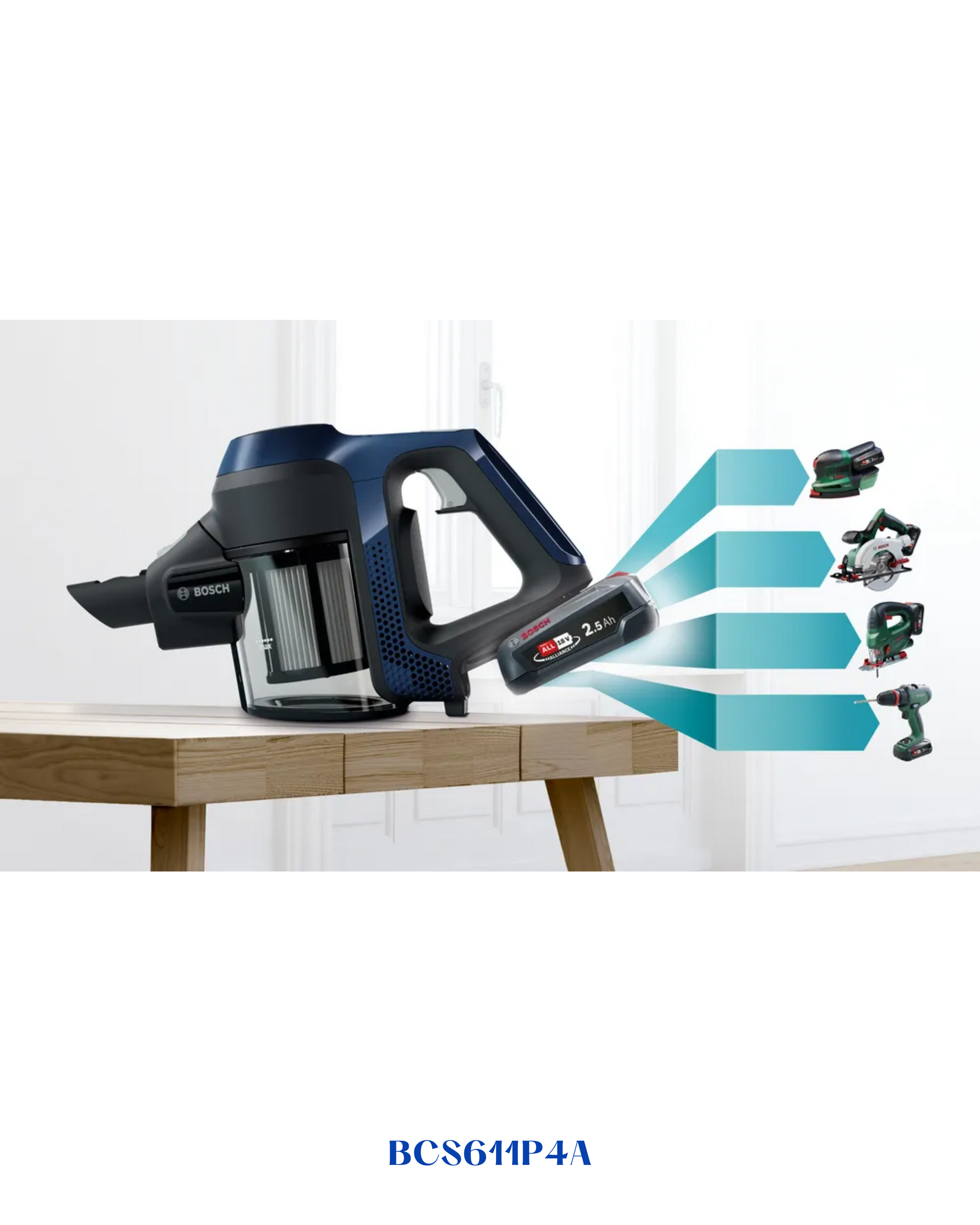 BOSCH SERIE | 6 CLEANER UNLIMITED 18V--مكنسة بوش قابلة للشحن