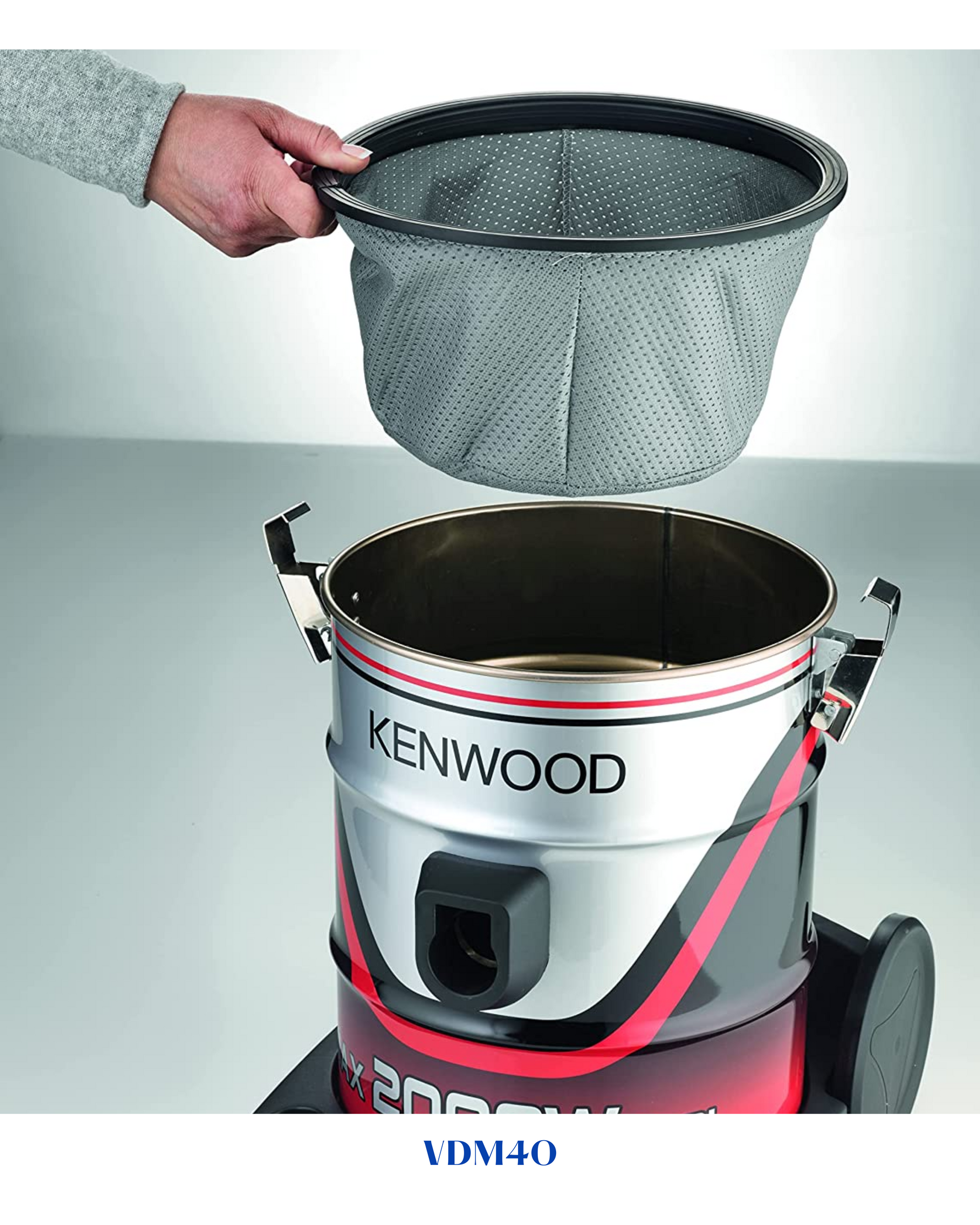 KENWOOD DRUM VACUUM CLEANER 20L-2000W