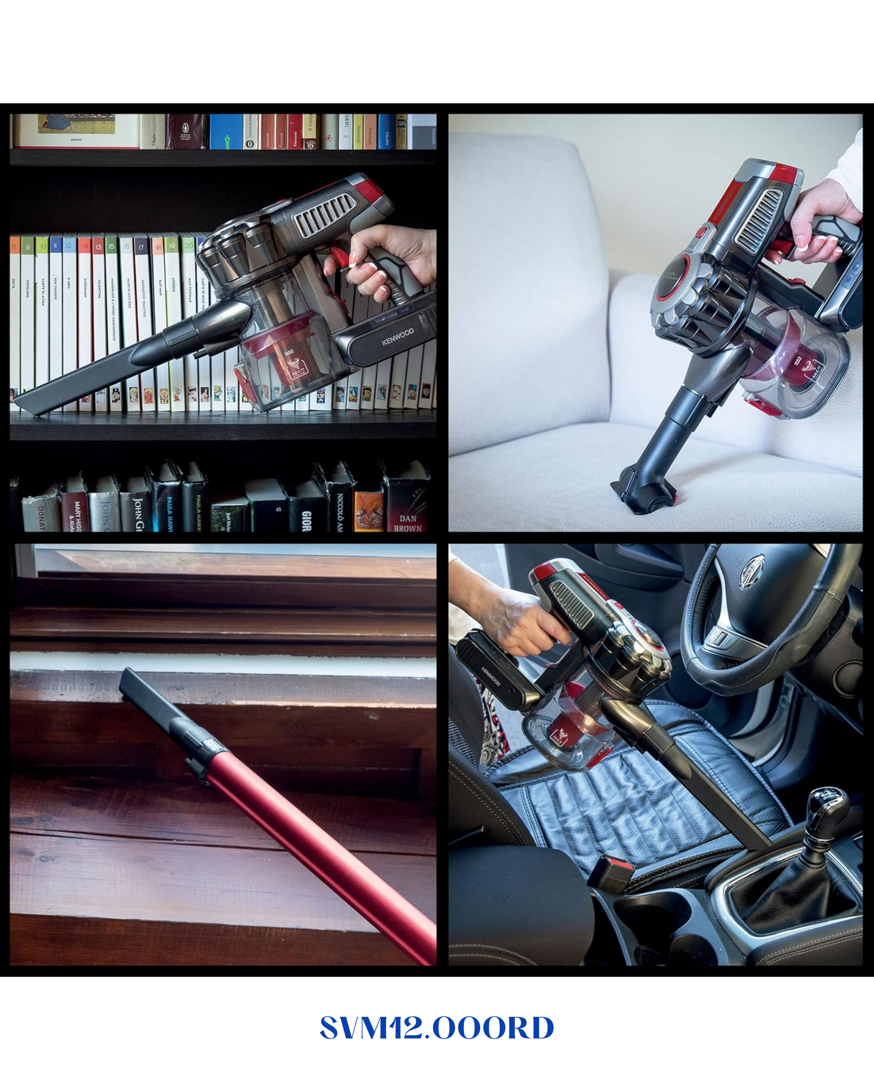 KENWOOD CORDLESS VACUUM 2-IN-1 22.2V45MIN