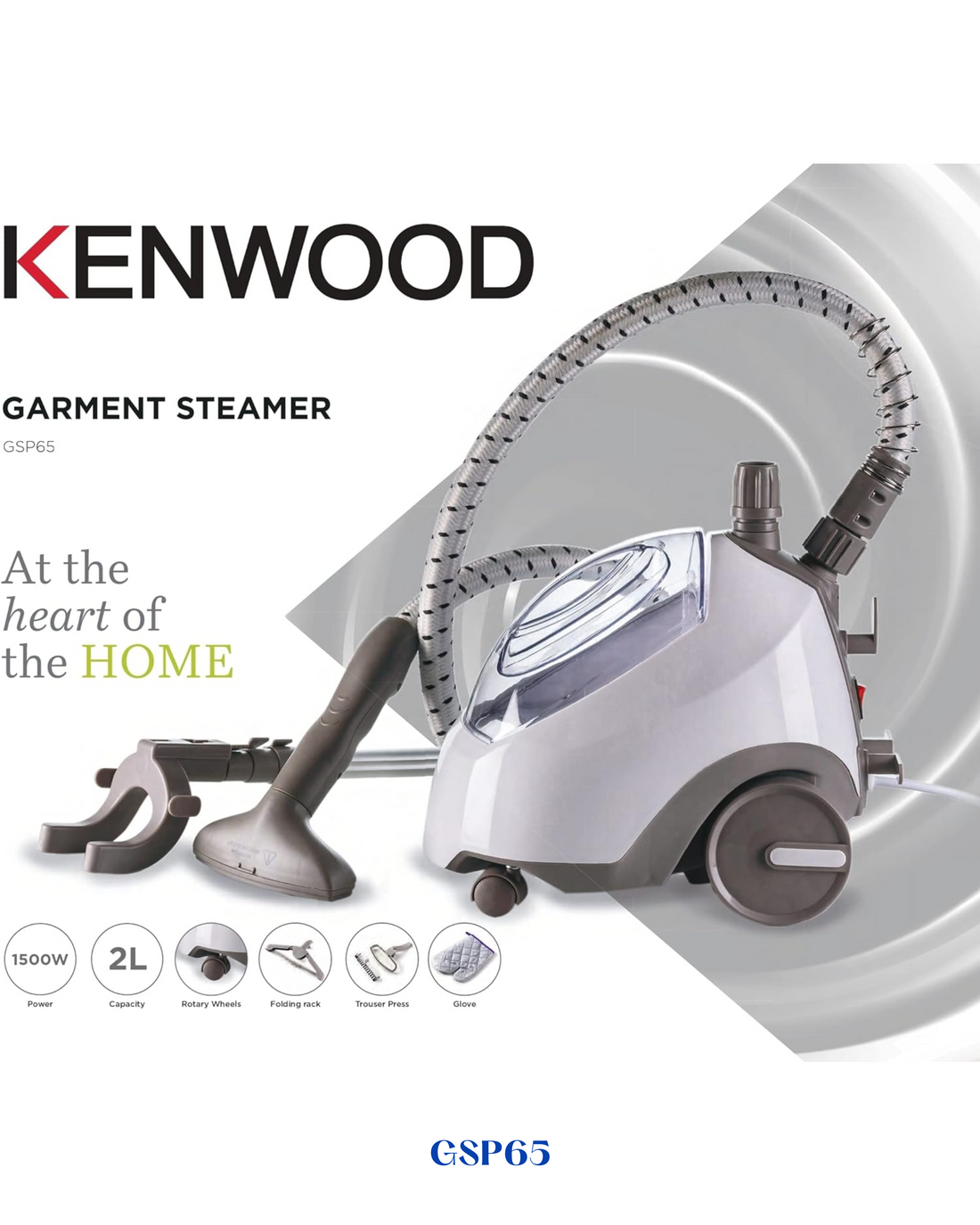 KENWOOD GARMENT STEAMER 1500W - 2L