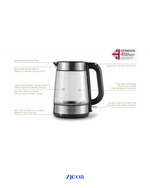 KENWOOD - KETTLE GLASS 1.7L-2200W