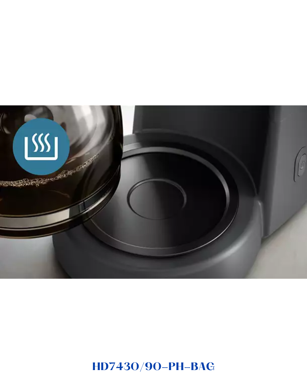 PHILIPS  DRIP COFFEE MAKER 1.2L-1000W