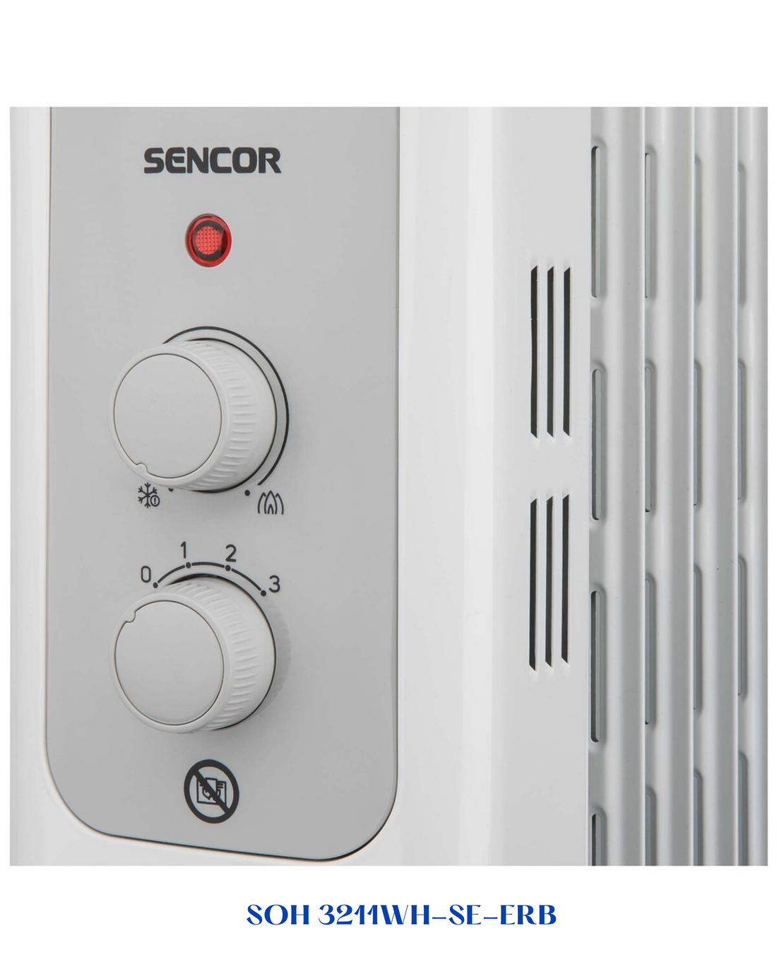SENCOR OIL-FILLED RADIATOR HEATER 2300W