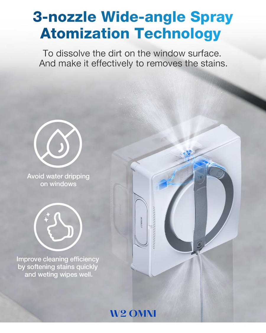 ECOVACS WINBOT W2 PRO OMNI WINDOW CLEANING ROBOT