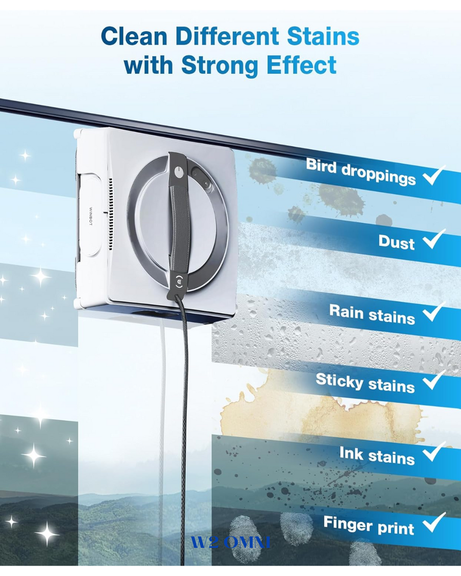 ECOVACS WINBOT W2 PRO OMNI WINDOW CLEANING ROBOT