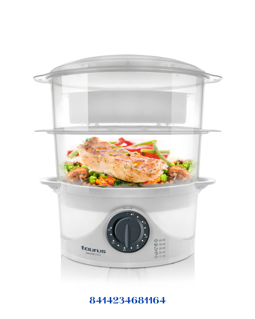 TAURUS SALUTECOOK STEAM COOKER -800W-6L