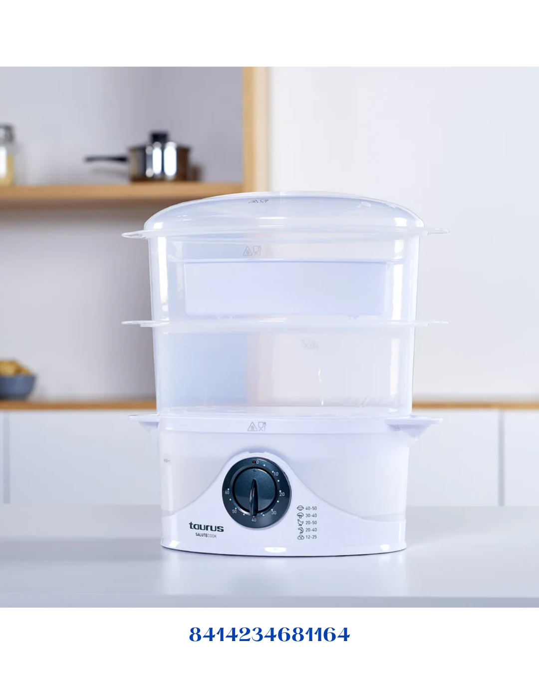 TAURUS SALUTECOOK STEAM COOKER -800W-6L