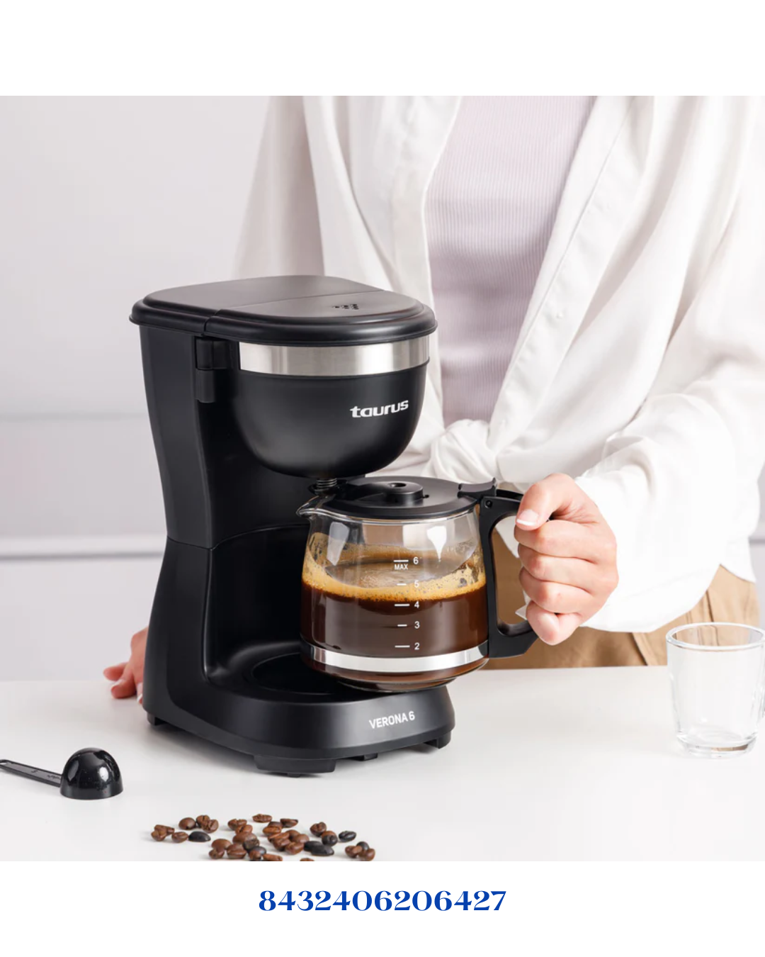 TAURUS VERONA 6 DRIP COFFEE MAKER -600W