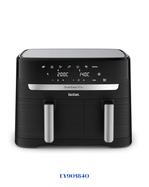 TEFAL DUAL EASY FRY AIR FRYER 2700 W 8.3 L