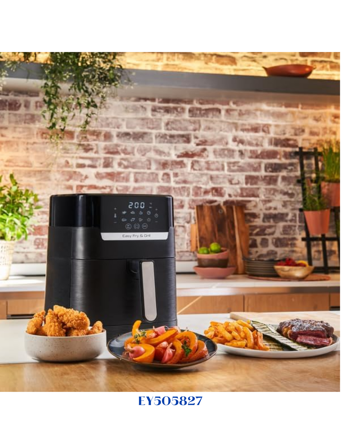 TEFAL EASYFRY & GRILL 2IN1 DIGITAL 1400 4.2L-قلاية تيفال الهوائية
