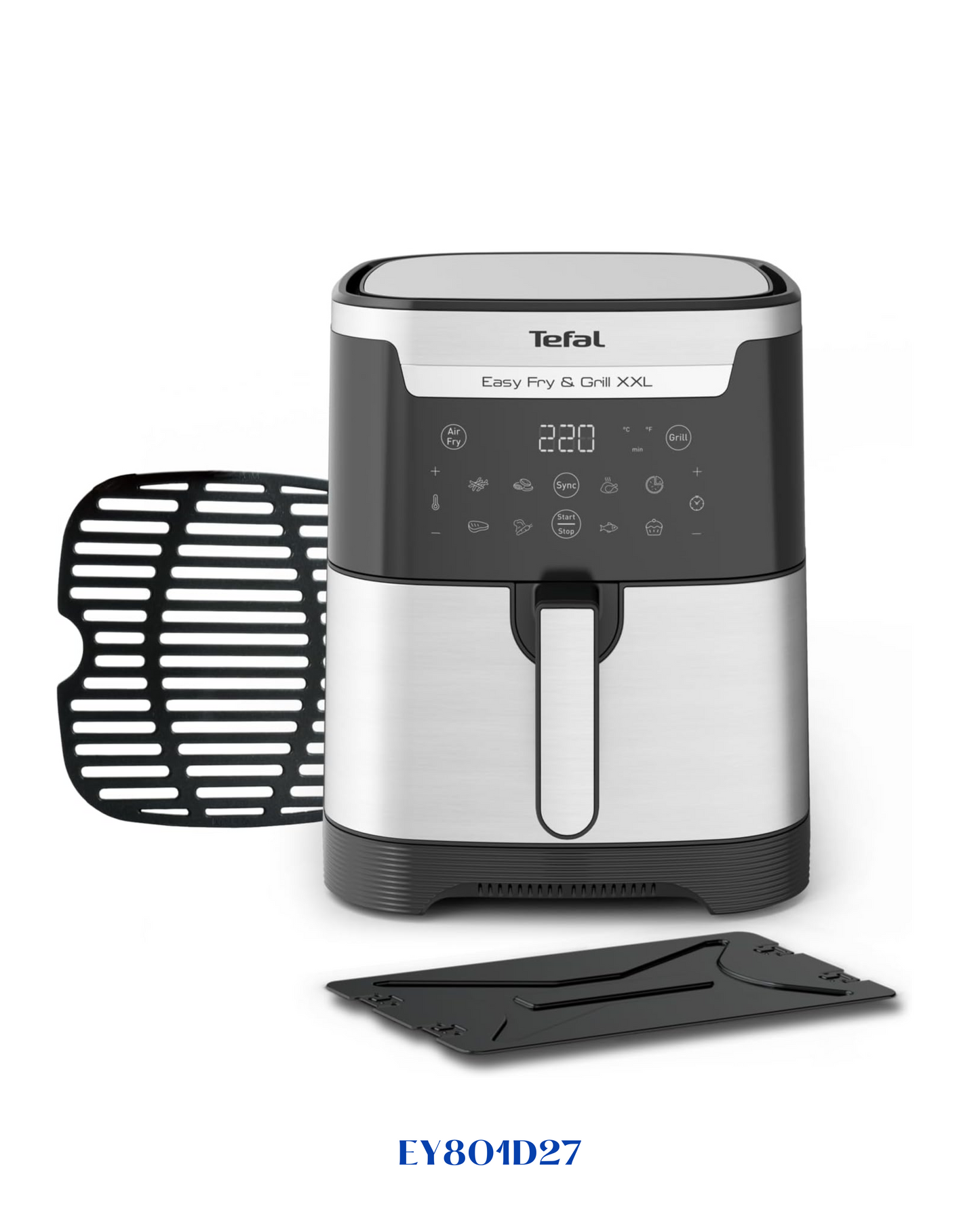 TEFAL EASY FRY & GRILL XXL INOX-6.5 لتر-1830 واط-مقلاة تيفال هوائية