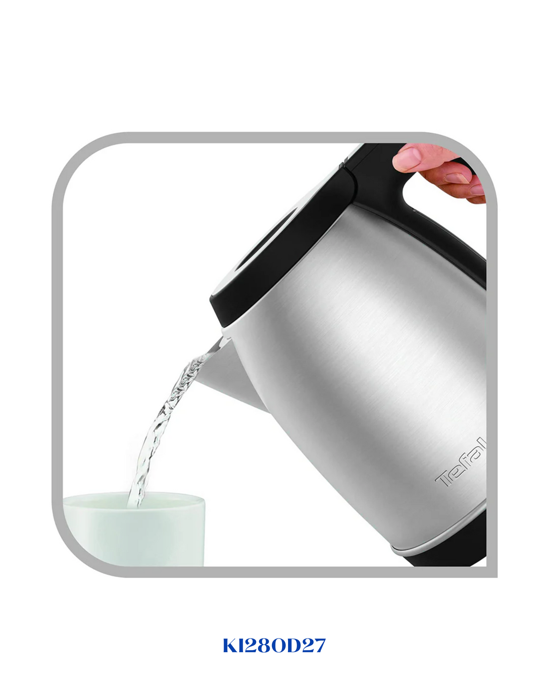 TEFAL ELEMENT STAINLESS STEEL KETTLE 1.7L