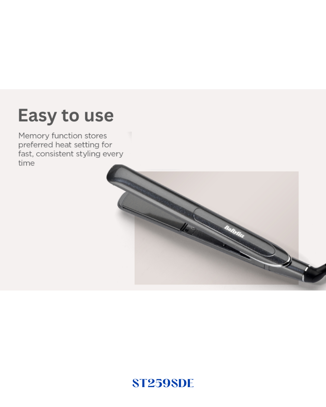BABYLISS PLATINUM DIAMOND 235 HAIR STRAIGHTENER 235°C