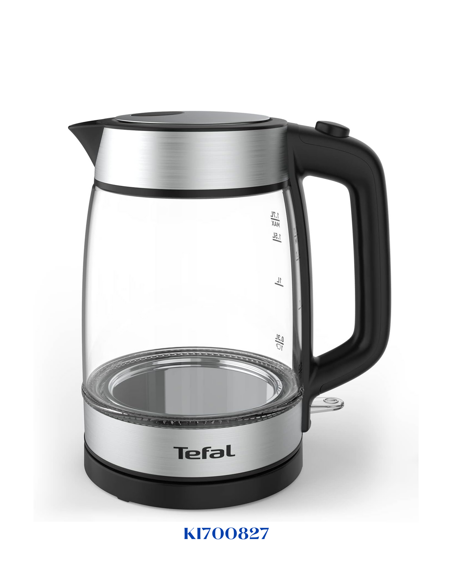TEFAL GLASS KETTLE 1.7L-2200W-غلاية تيفال زجاجية