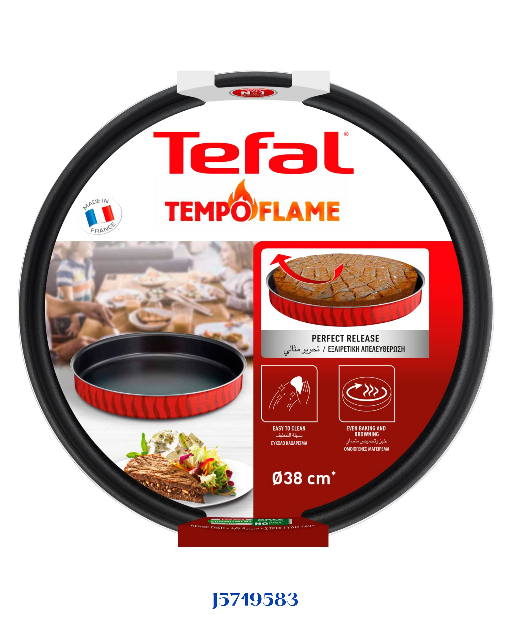 TEFAL TEMPO FLAME KEBBE 38CM