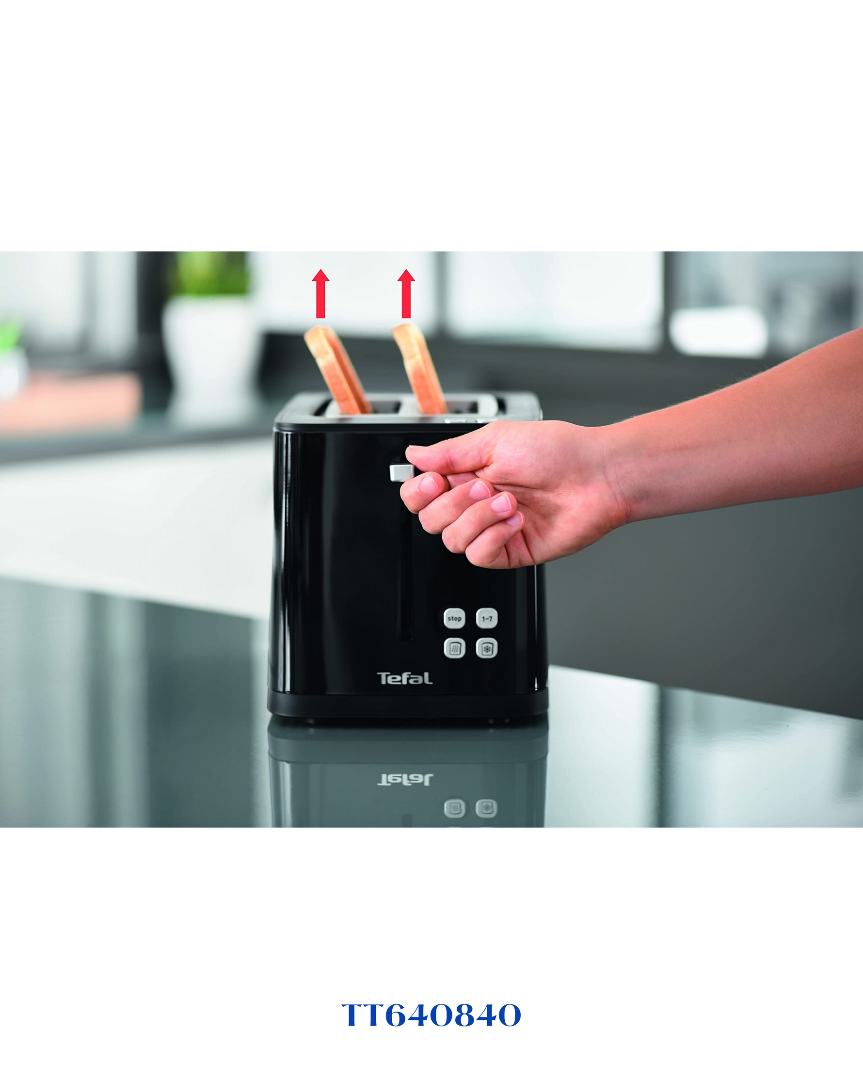 TEFAL SMART’N LIGHT-2SLOTS-850W-محمصة توست تيفال دجتل