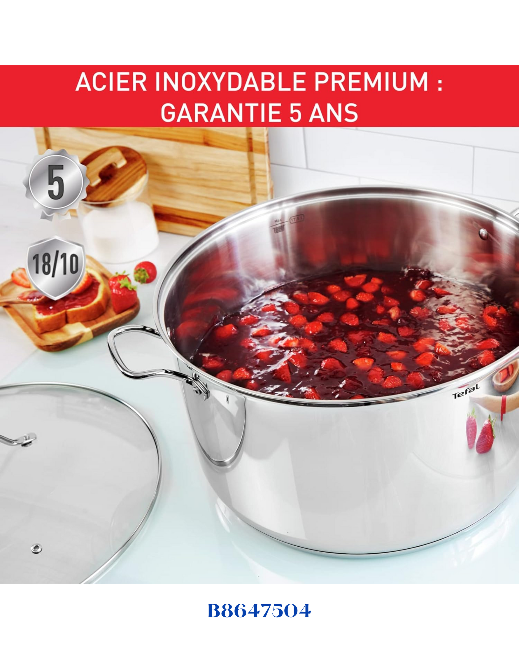 TEFAL STAINLESS STEEL 36CM