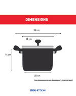 TEFAL STAINLESS STEEL 36CM