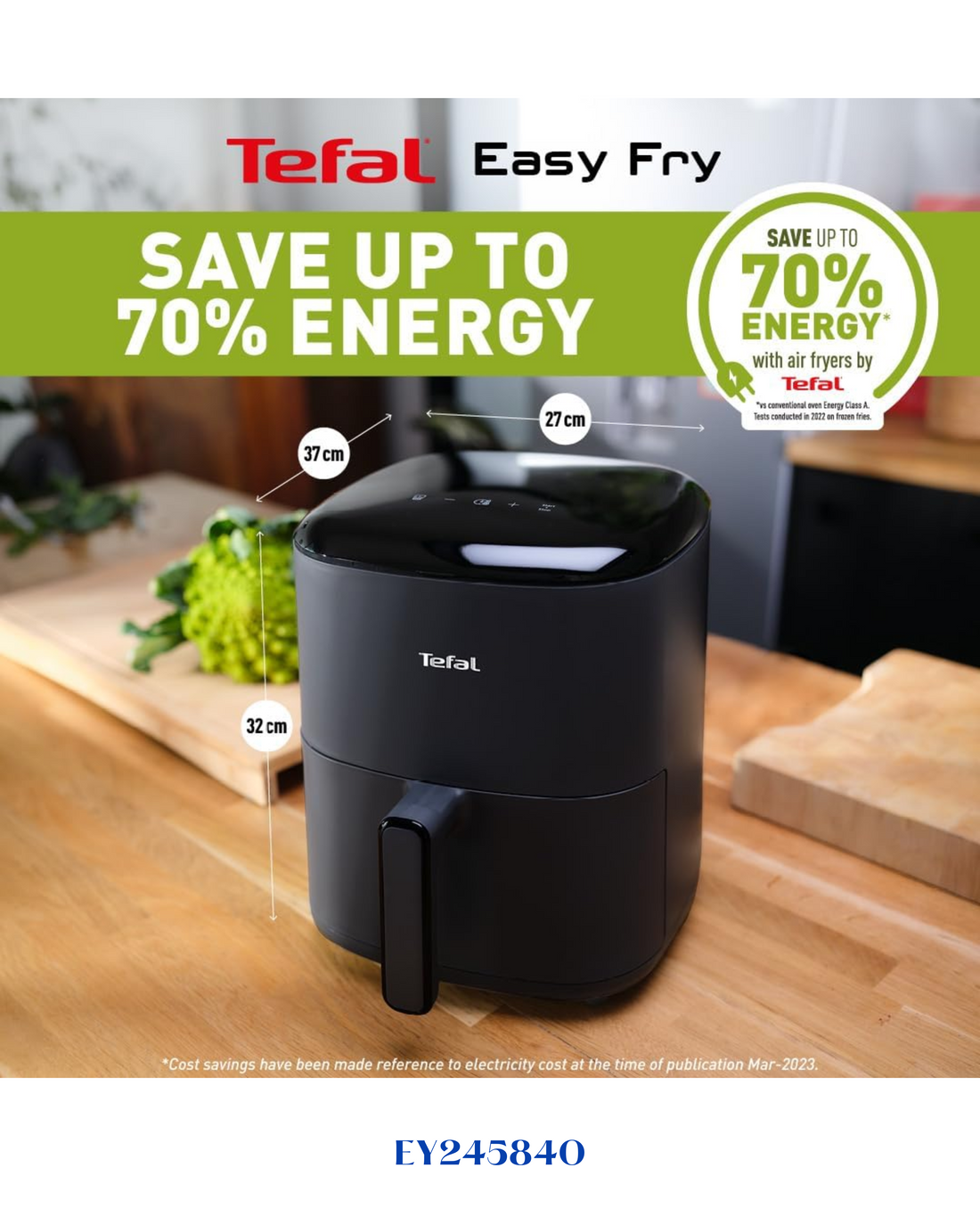 TEFAL EASY FRY MAX 5L BLACK-1550W
