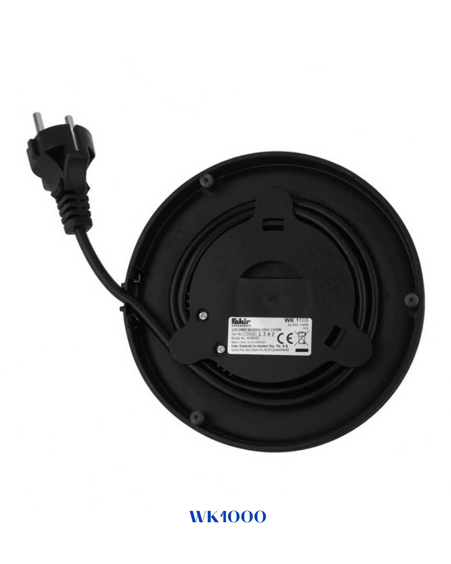 FAKIR ELECTRIC KETTLE BLACK – 2200W – 1.7L​