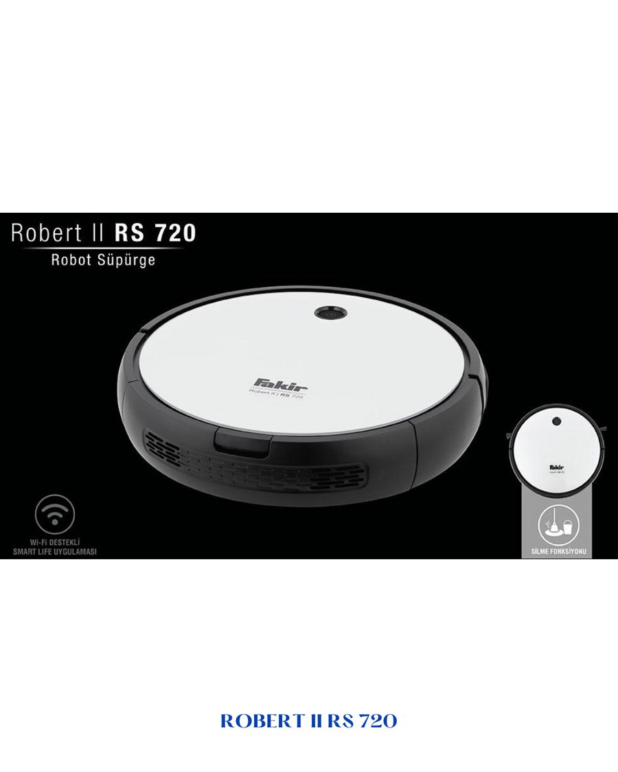 FAKIR ROBERT II RS 720 SMART ROBOT VACUUM CLEANER -24W-0.5L