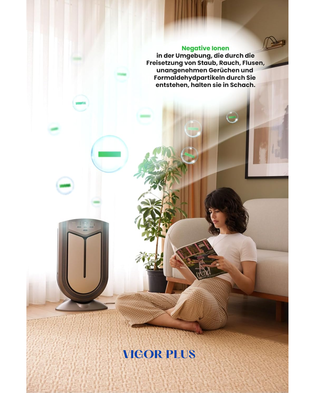 FAKIR VIGOR PLUS IONIC AIR PURIFIER -80W