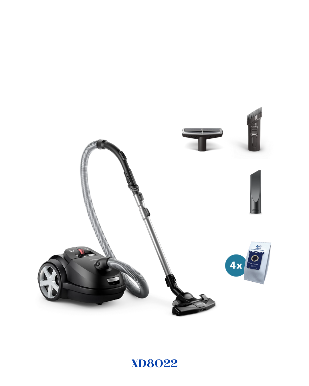 PHILIPS PERFORMER 8000 SERIES BAGGED VACUUM CLEANER 2200W