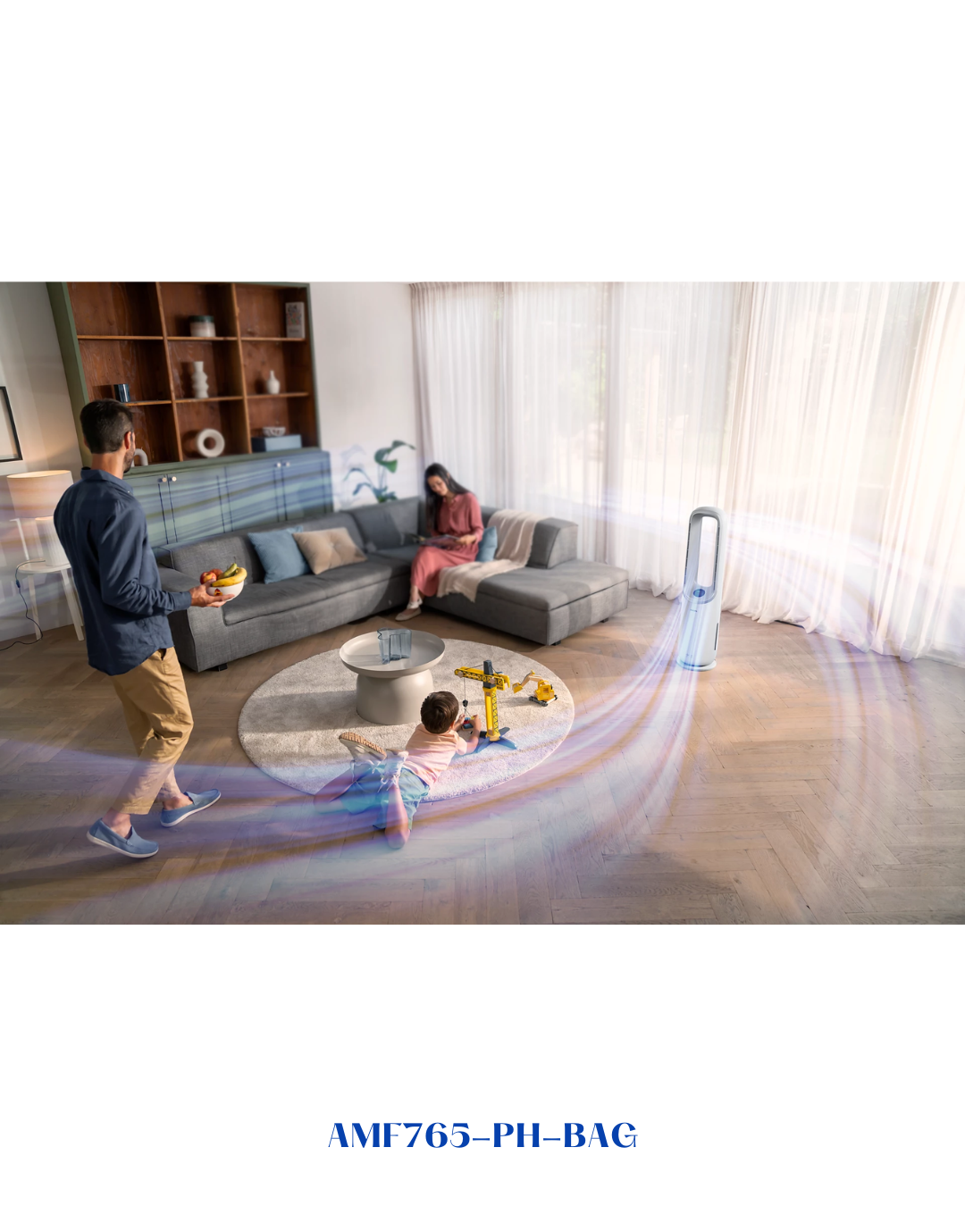 جهاز تنقية الهواء والمروحة 2 في 1 AIR PERFORMER من PHILIPS الفئة 7000