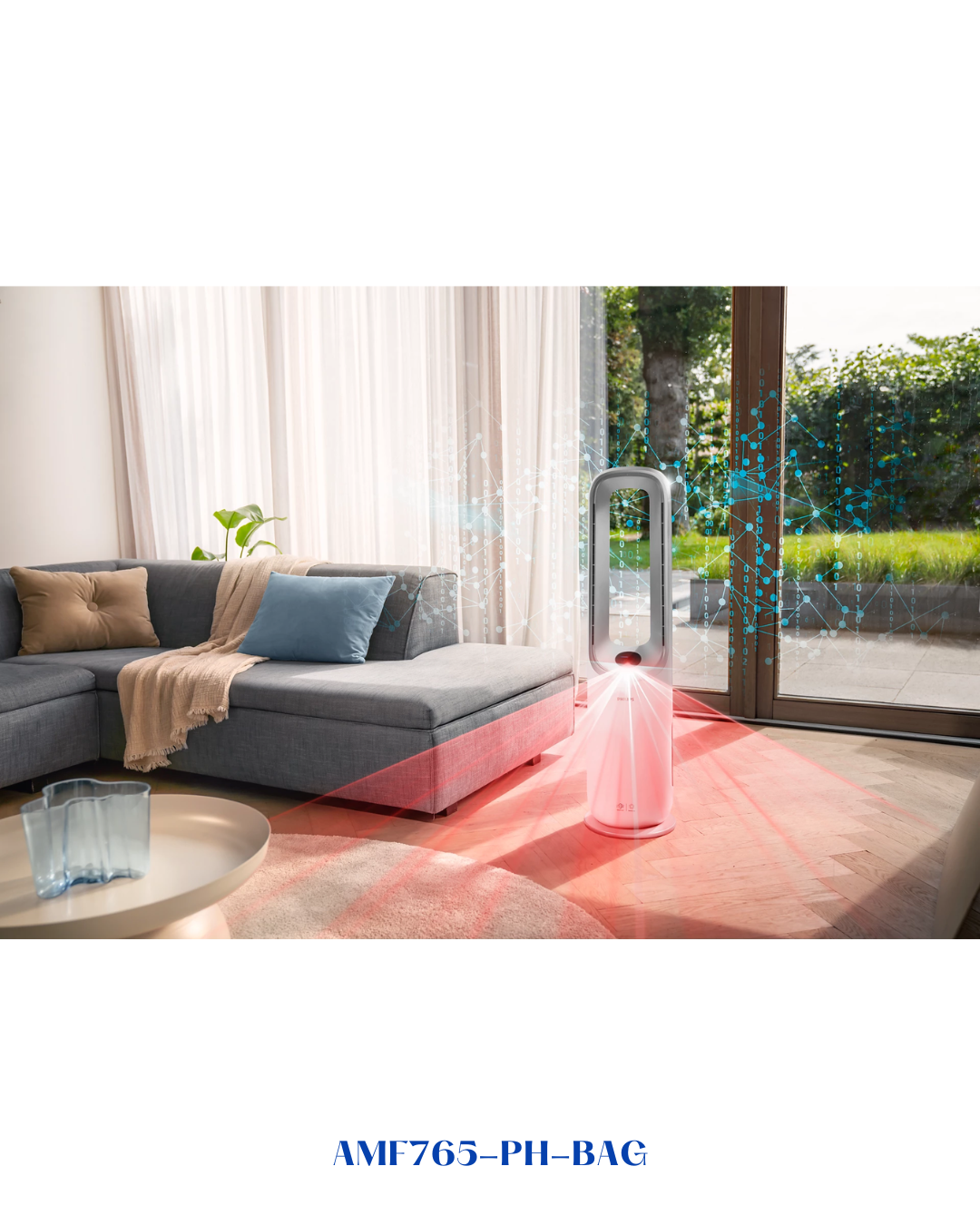 جهاز تنقية الهواء والمروحة 2 في 1 AIR PERFORMER من PHILIPS الفئة 7000