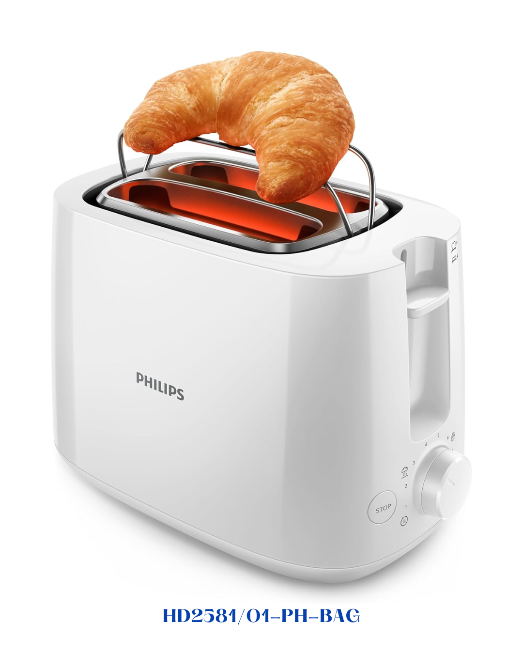 PHILIPS DAILY COLLECTION TOASTER  – 830W