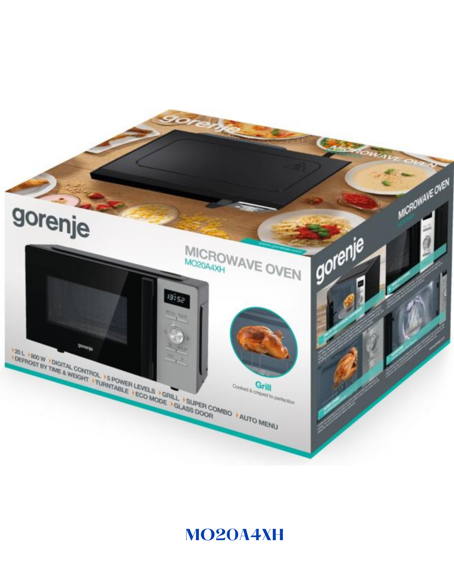 GORENJE MICROWAVE OVEN WITH GRILL 800W 20L